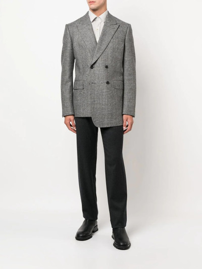 Canali wool tailored trousers outlook