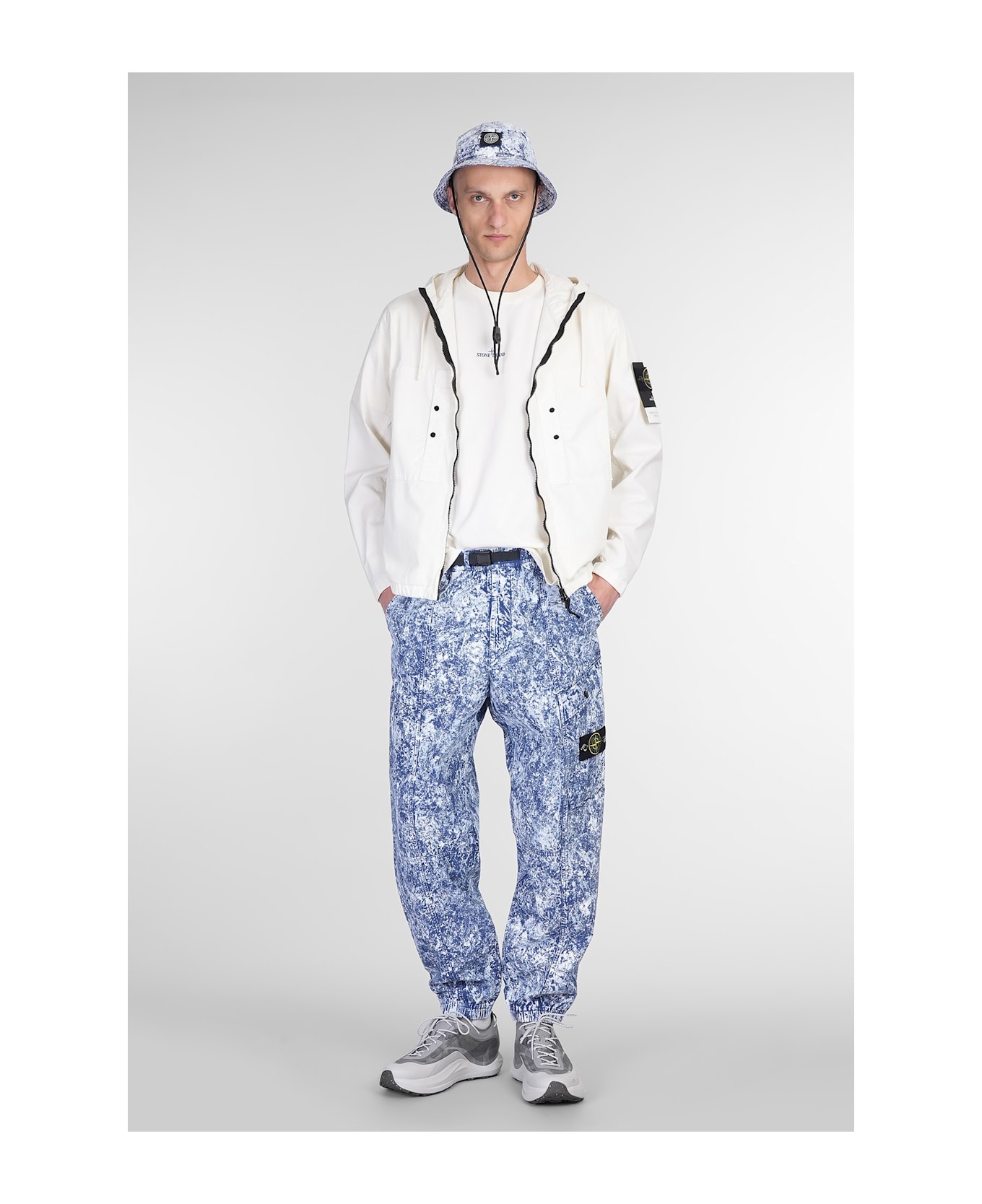 Pants In Blue Cotton - 2