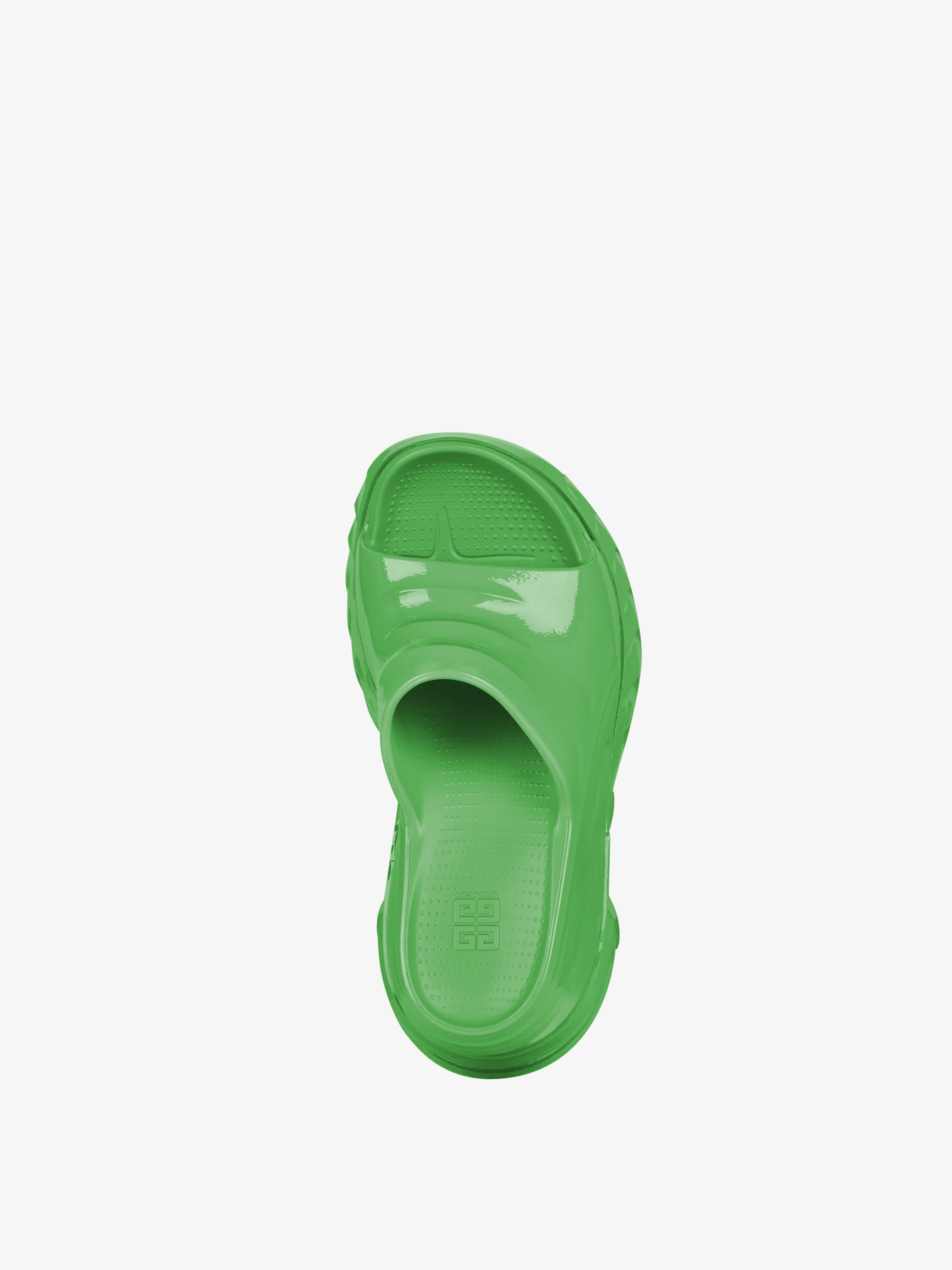 MARSHMALLOW WEDGE SANDALS IN RUBBER - 4