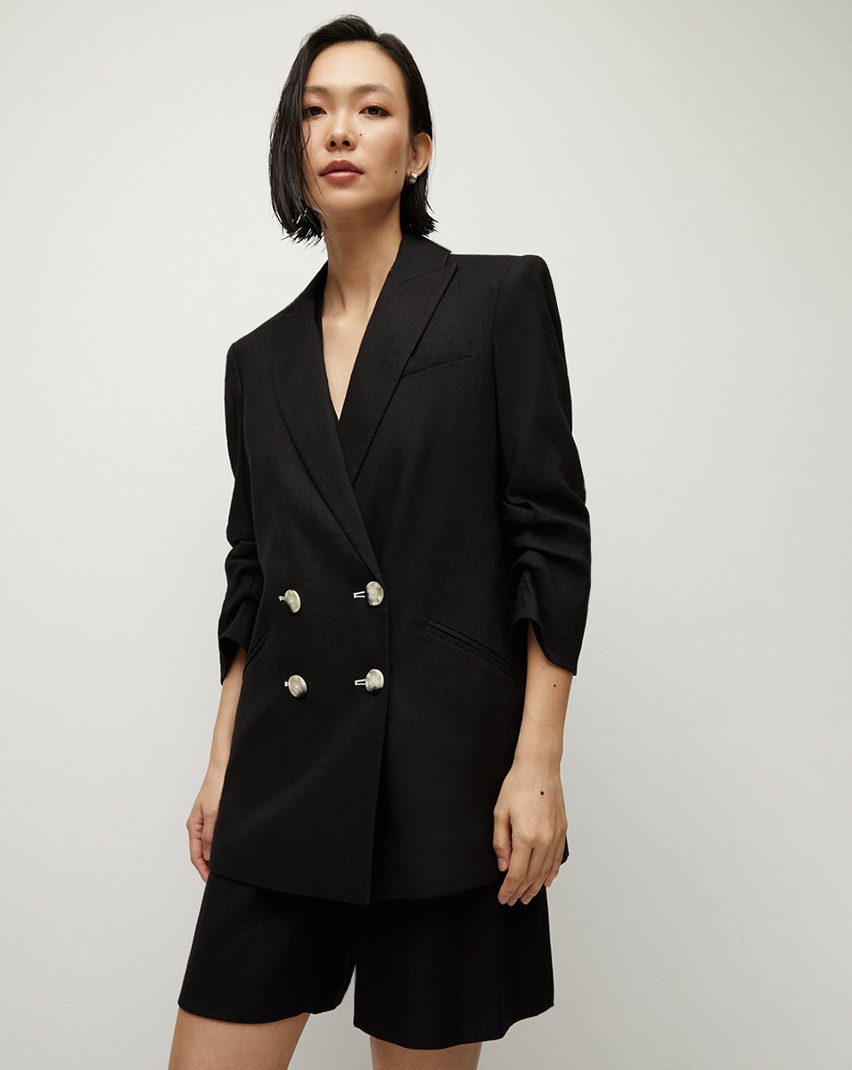 KIERNAN LINEN DICKEY JACKET - 2