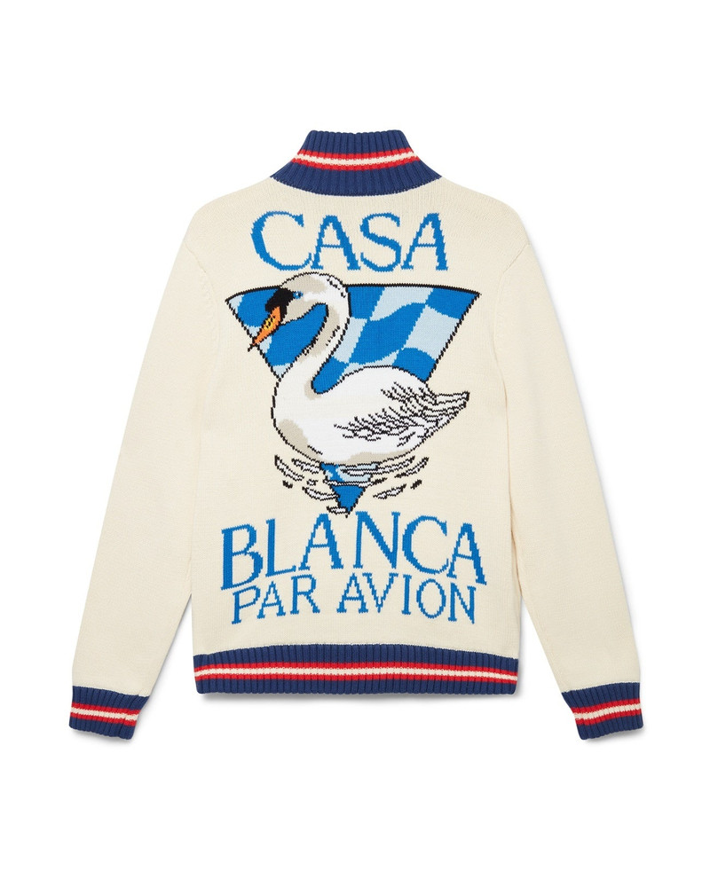 CASABLANCA Casa Swan Zip Up Jacket outlook