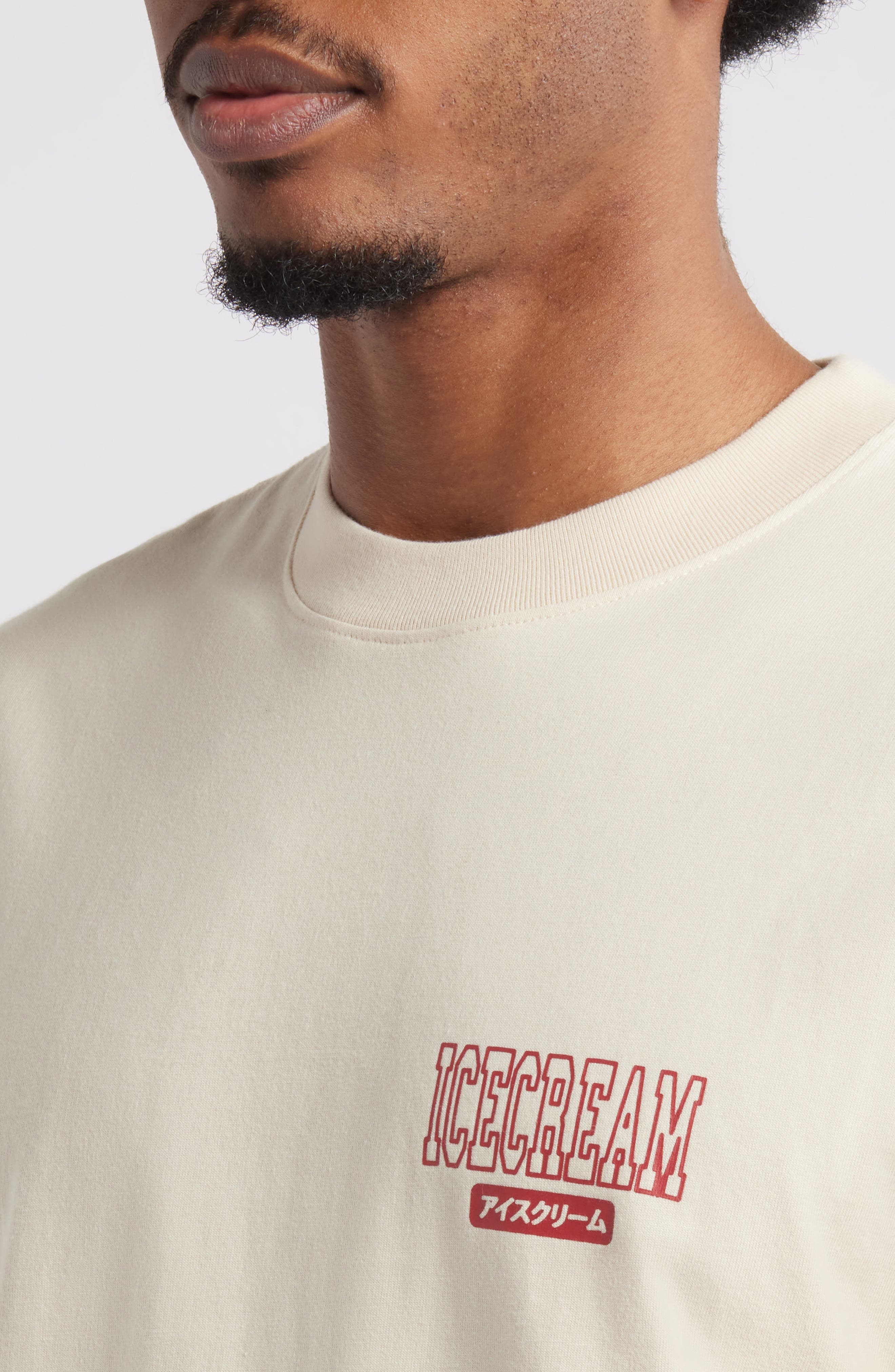 ICECREAM Explosion Oversize Graphic T-Shirt in Fog at Nordstrom - 4