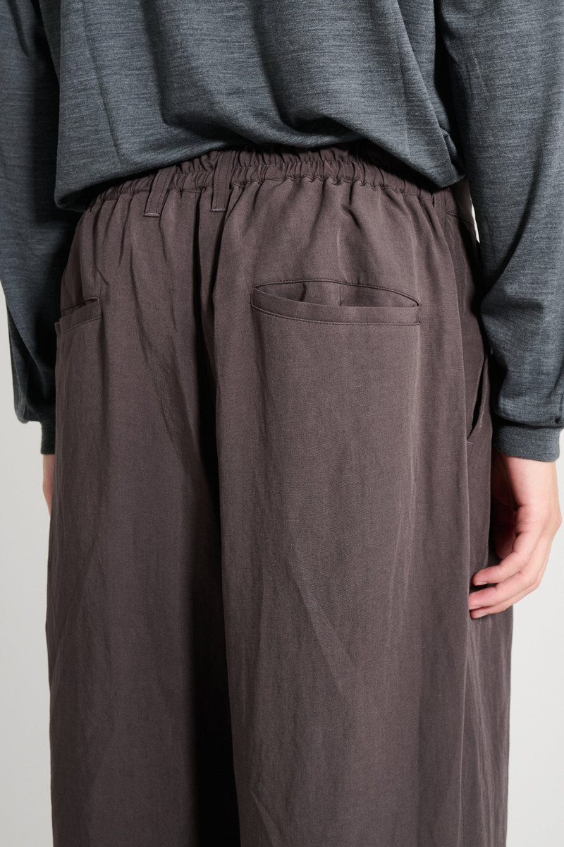 ssstein SSSTEIN RAYON / LINEN WIDE EASY TROUSER CHARCOAL outlook
