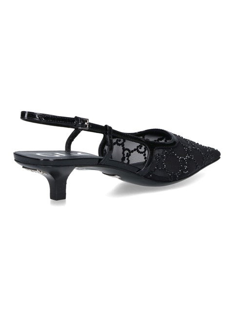 Gucci Women Pumps Slingback With Crystals - 3