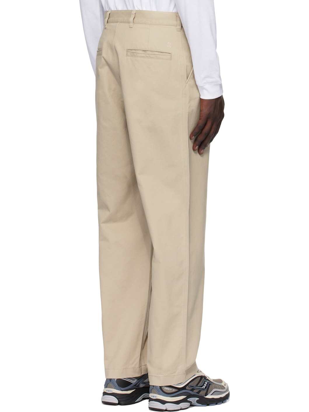 Beige Cotton Chino Sophomore Trousers - 3