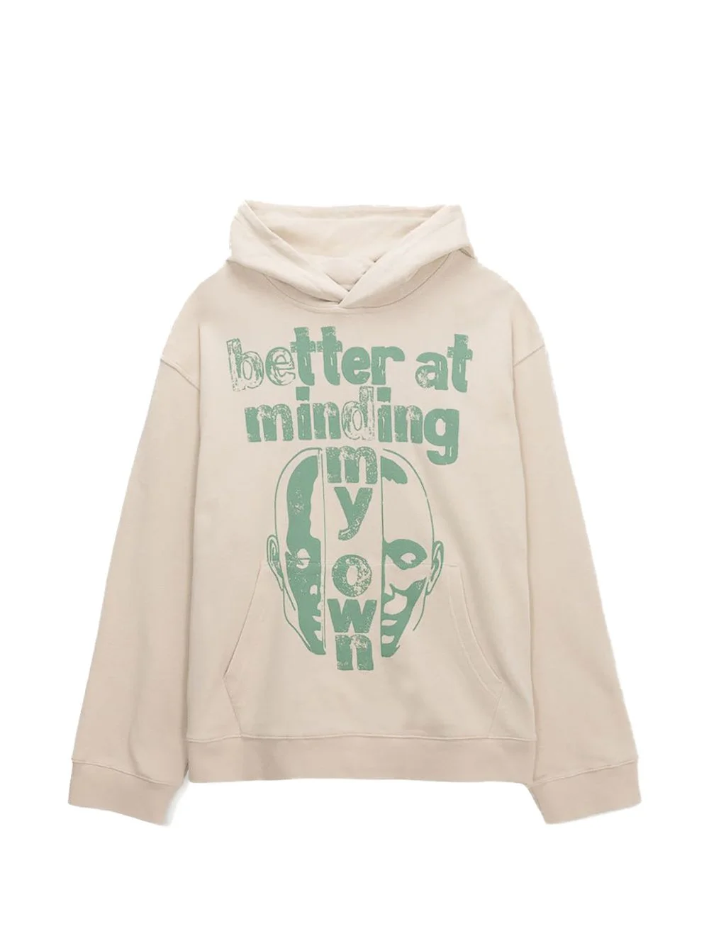 Better At Minding My Own graphic-print hoodie - 1
