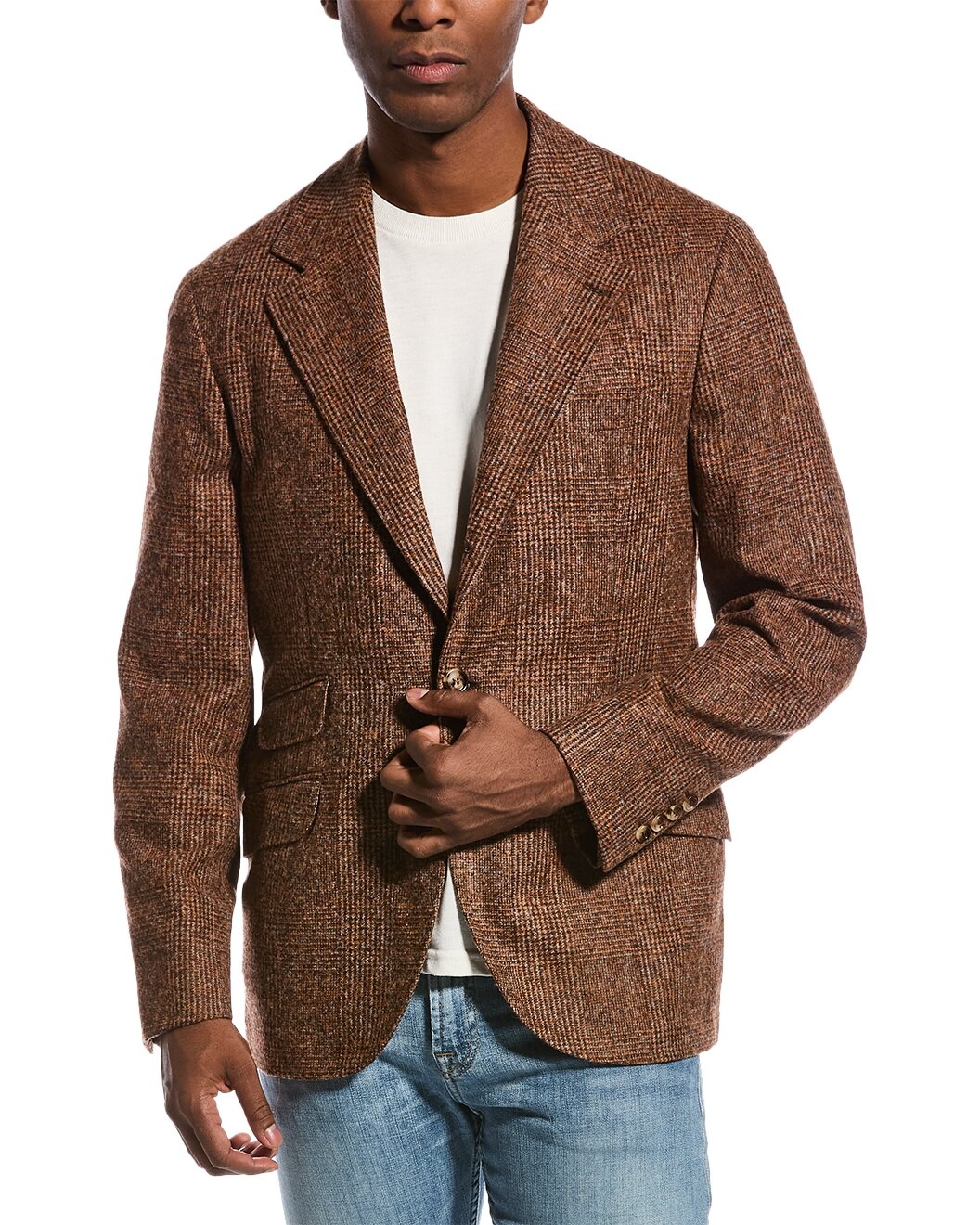 Brunello Cucinelli Alpaca & Wool-Blend Blazer - 3