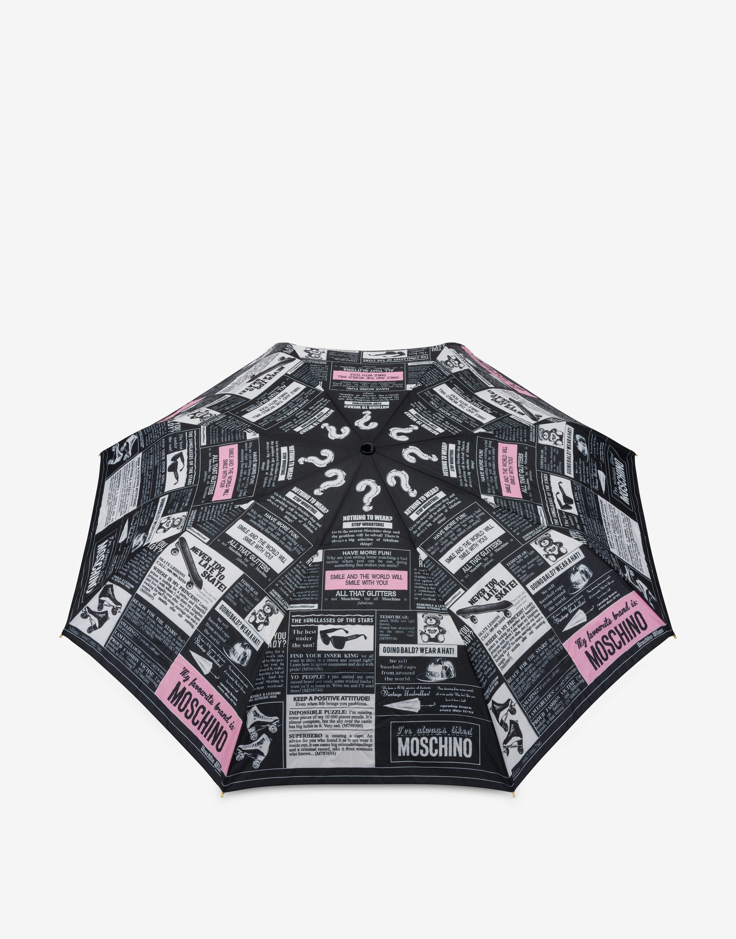 OPEN/CLOSE UMBRELLA WITH NEWSPAPERS - 1