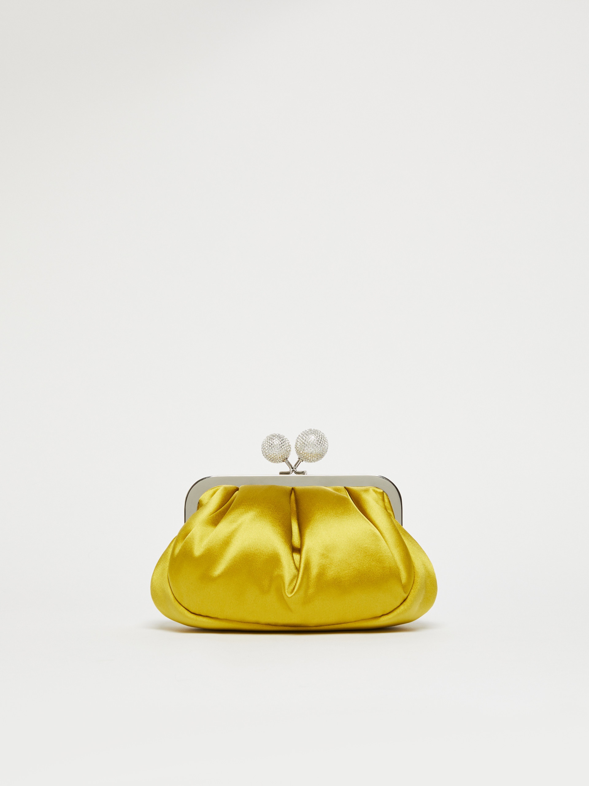 EMMY Small satin Pasticcino Bag with rhinestones - 3