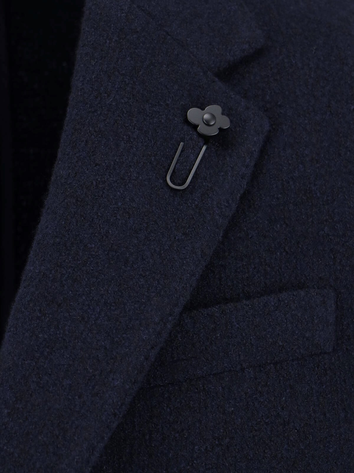 SINGLE-BREASTED VIRGIN WOOL BLEND BLAZER - 4