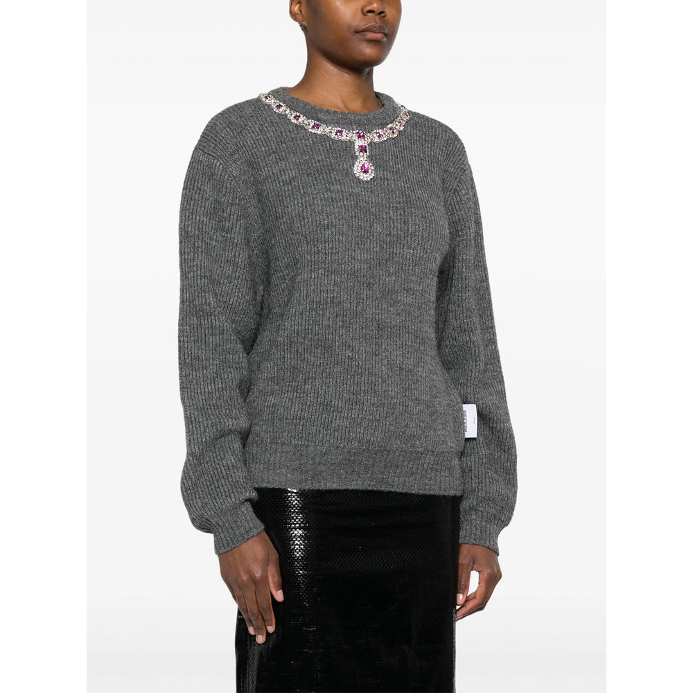 Moschino Grey Knitwear - Jumpers Women - 5