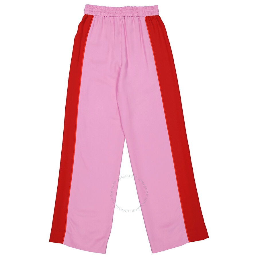 Burberry Side-Stripe Wide-Leg Track Pants - 2