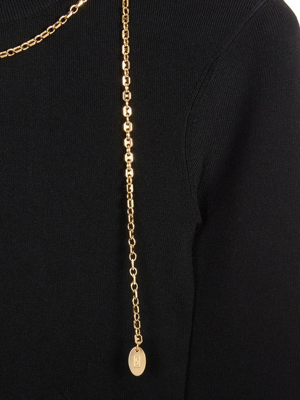chain-embellished top - 5