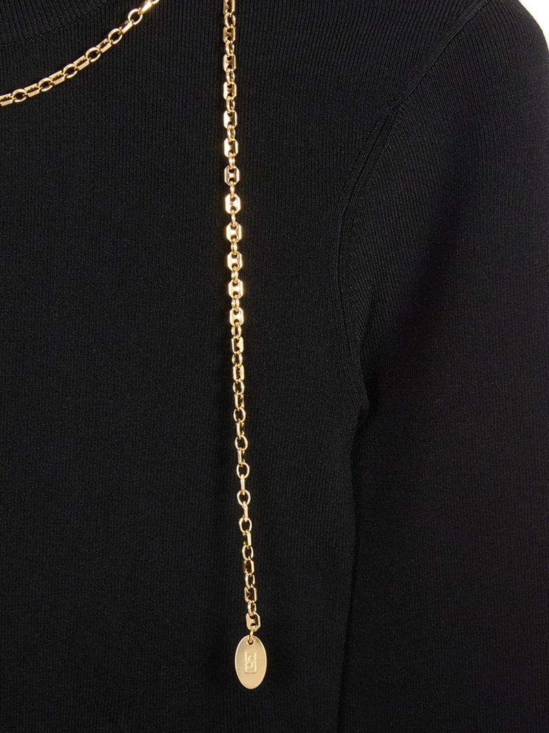 chain-embellished top 5