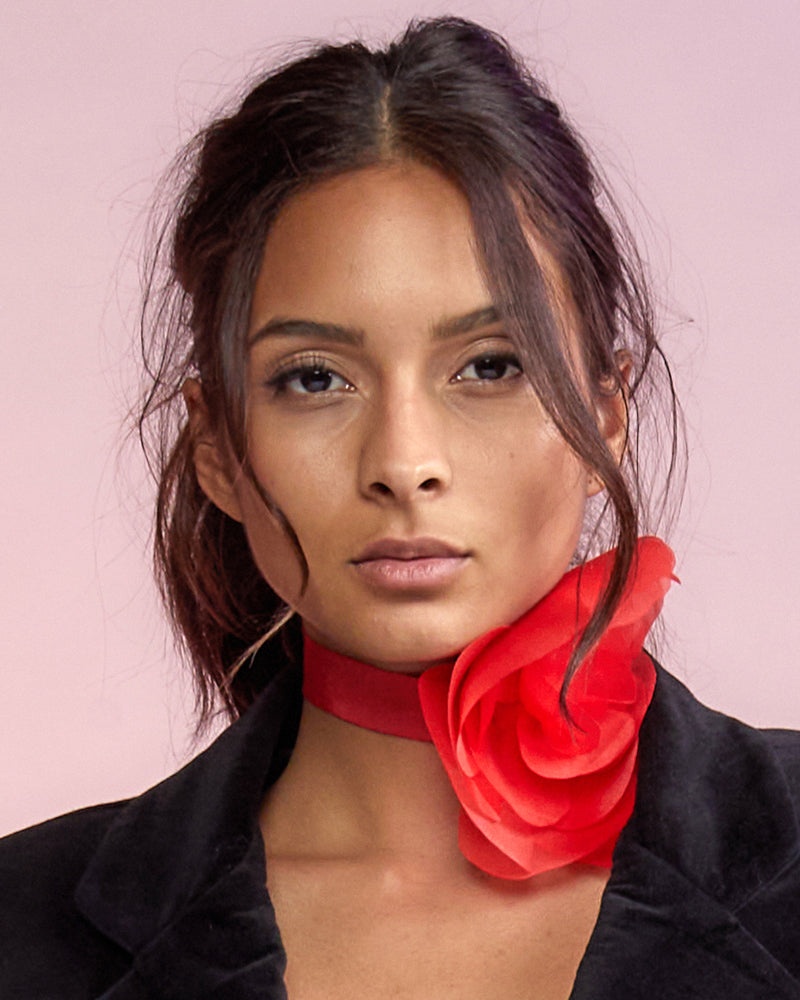 Organza Flower Ties - 1