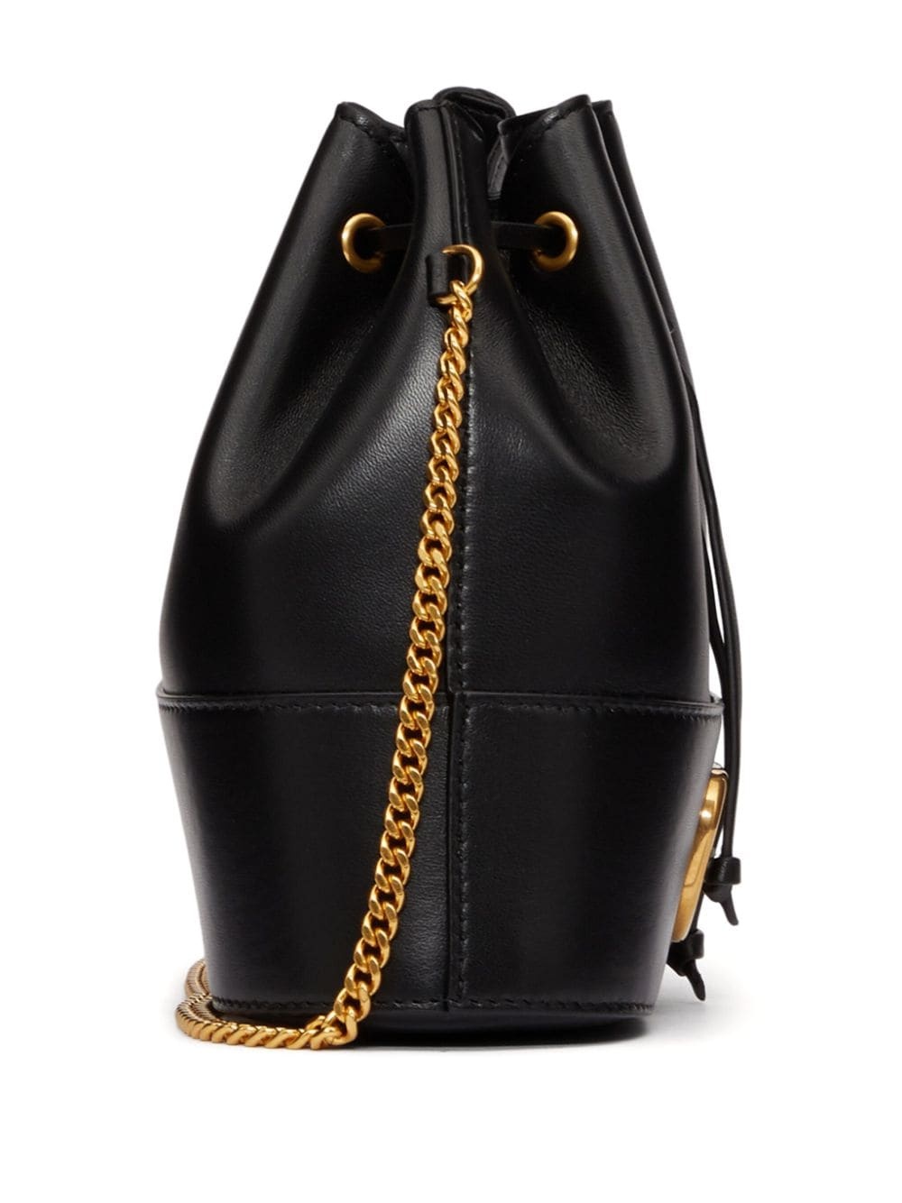logo-plaque crossbody bucket bag - 4