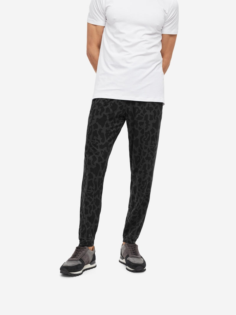 Men's Track Pants London 7 Micro Modal Stretch Black 5