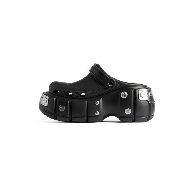 BALENCIAGA Men's Hardcrocs™ Sandal in Black outlook