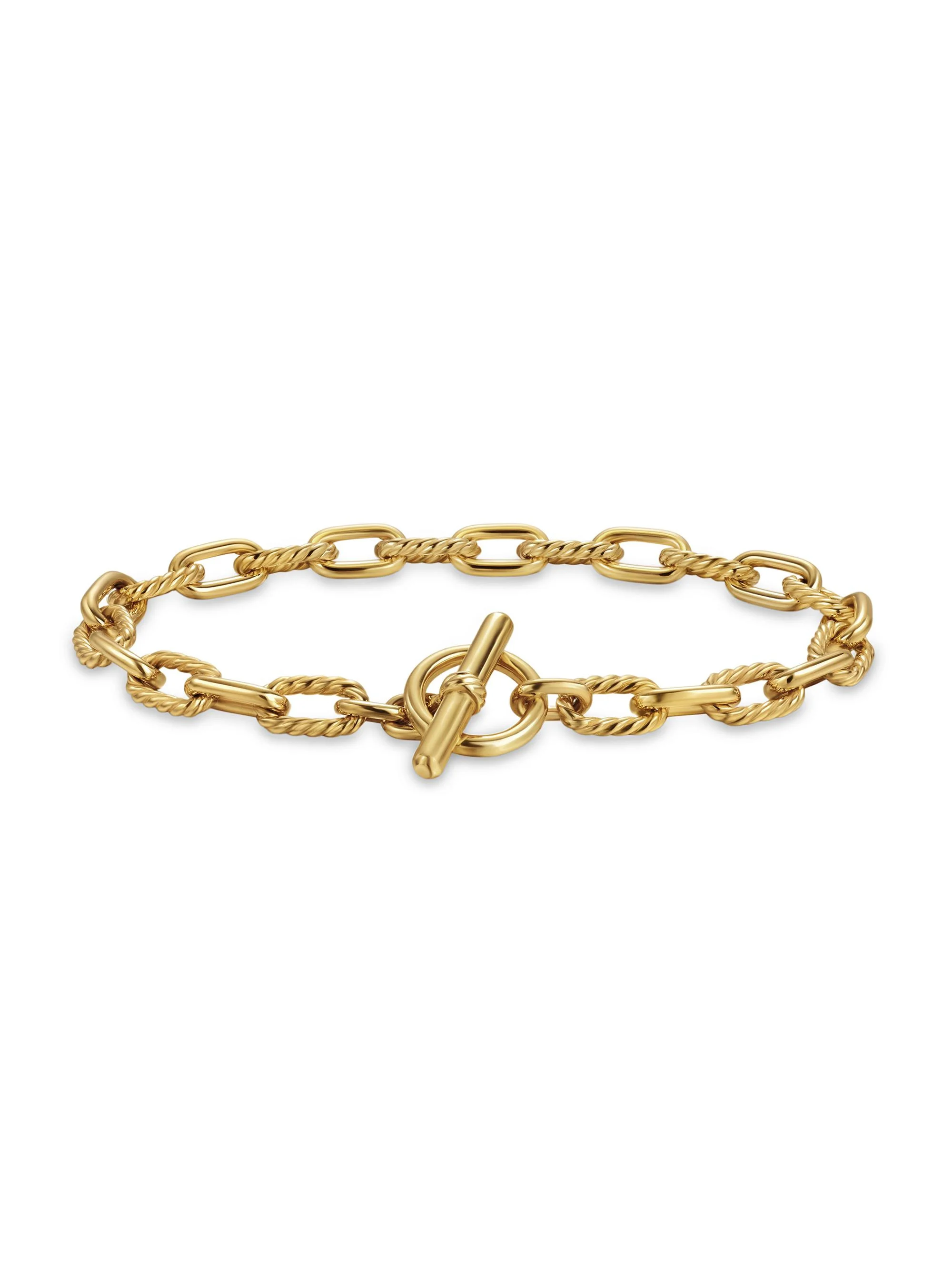 Women's DY Madison Toggle Chain Bracelet in 18K Yellow Gold, 5.5MM - Gold - 1