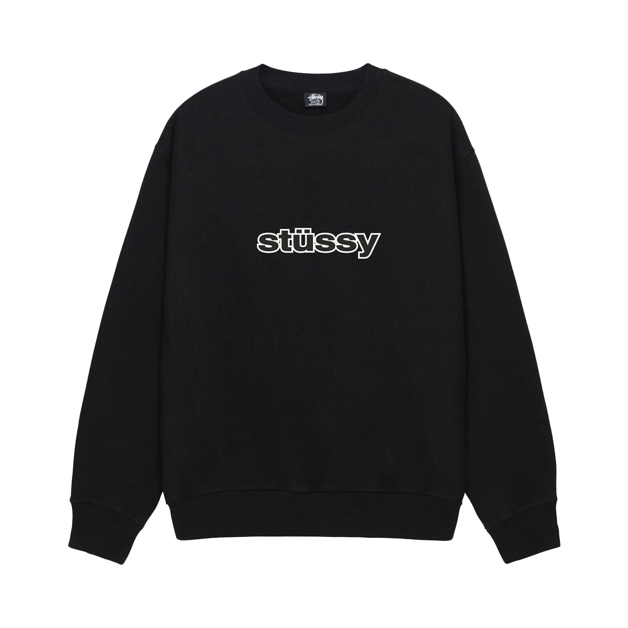 Stüssy Stussy SS-Link Crew 'Black' | REVERSIBLE