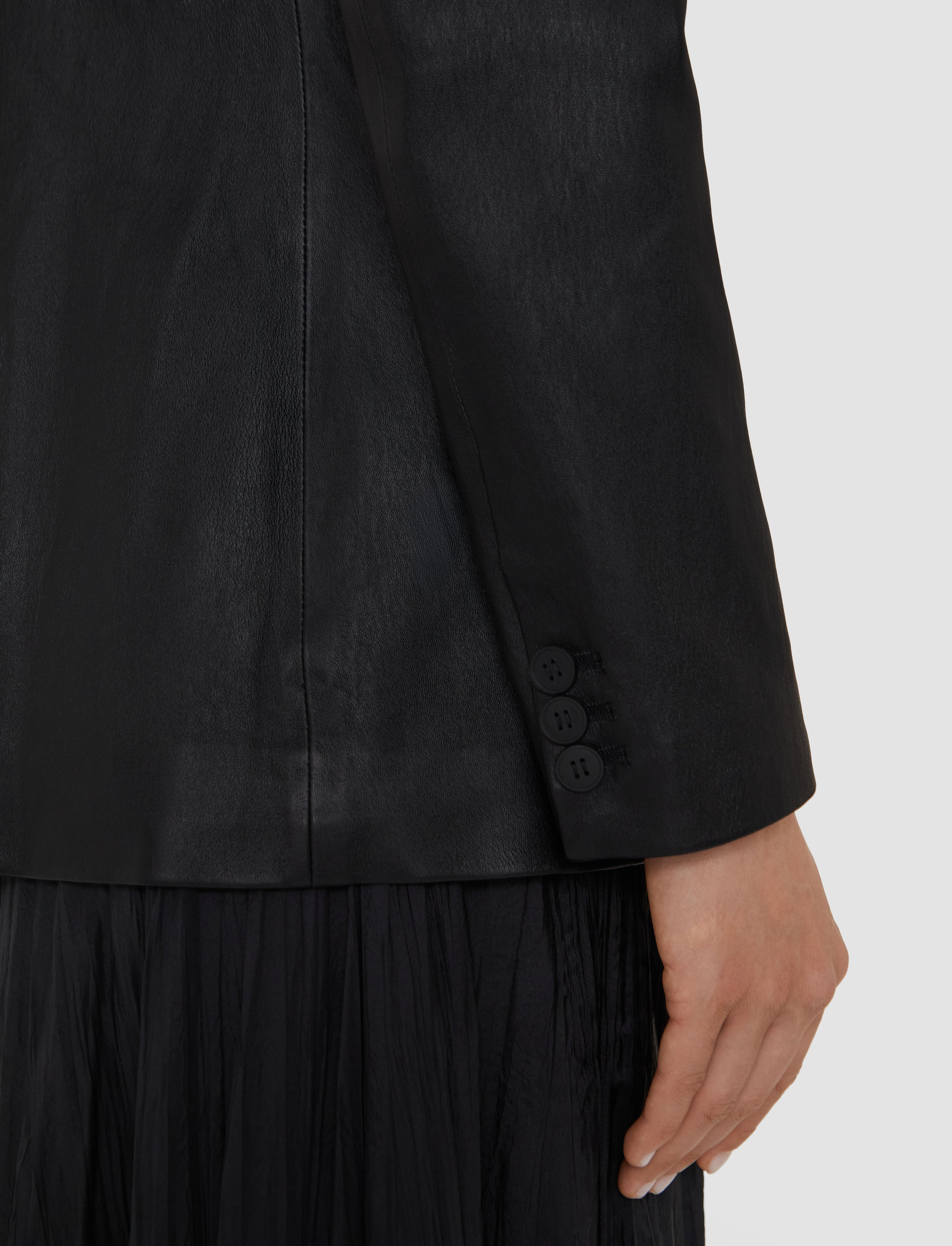 Pascal Leather Stretch Jacket - 7