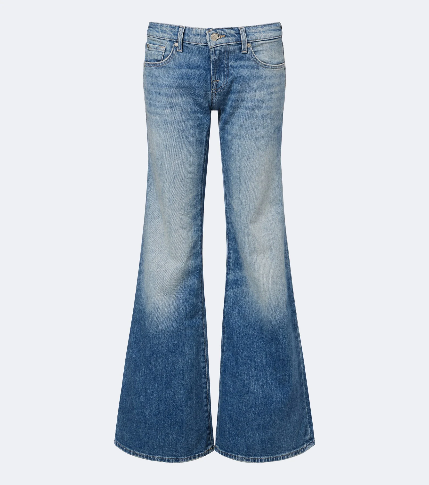 Low flared jeans - 1