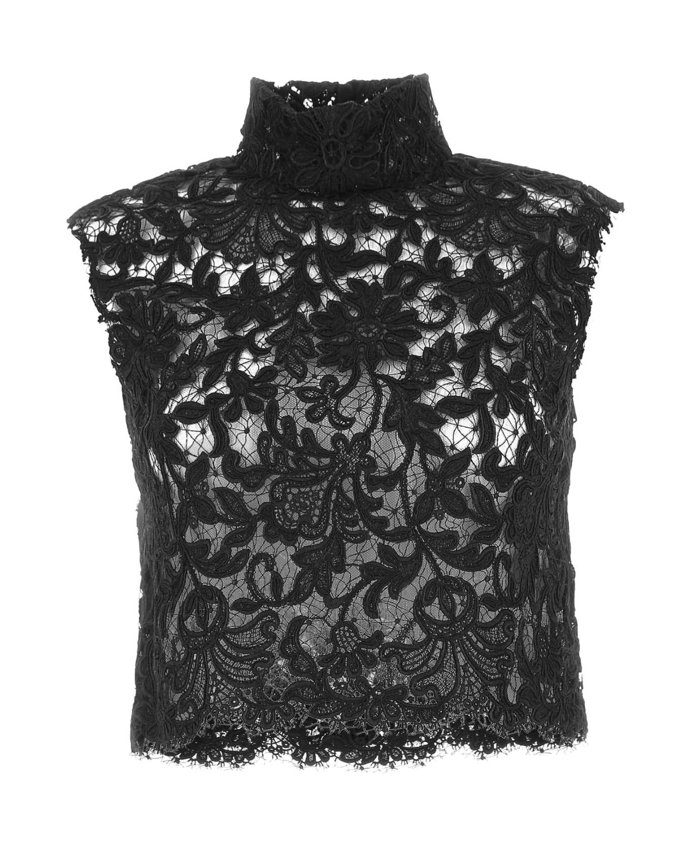 Black Lace Top - 1