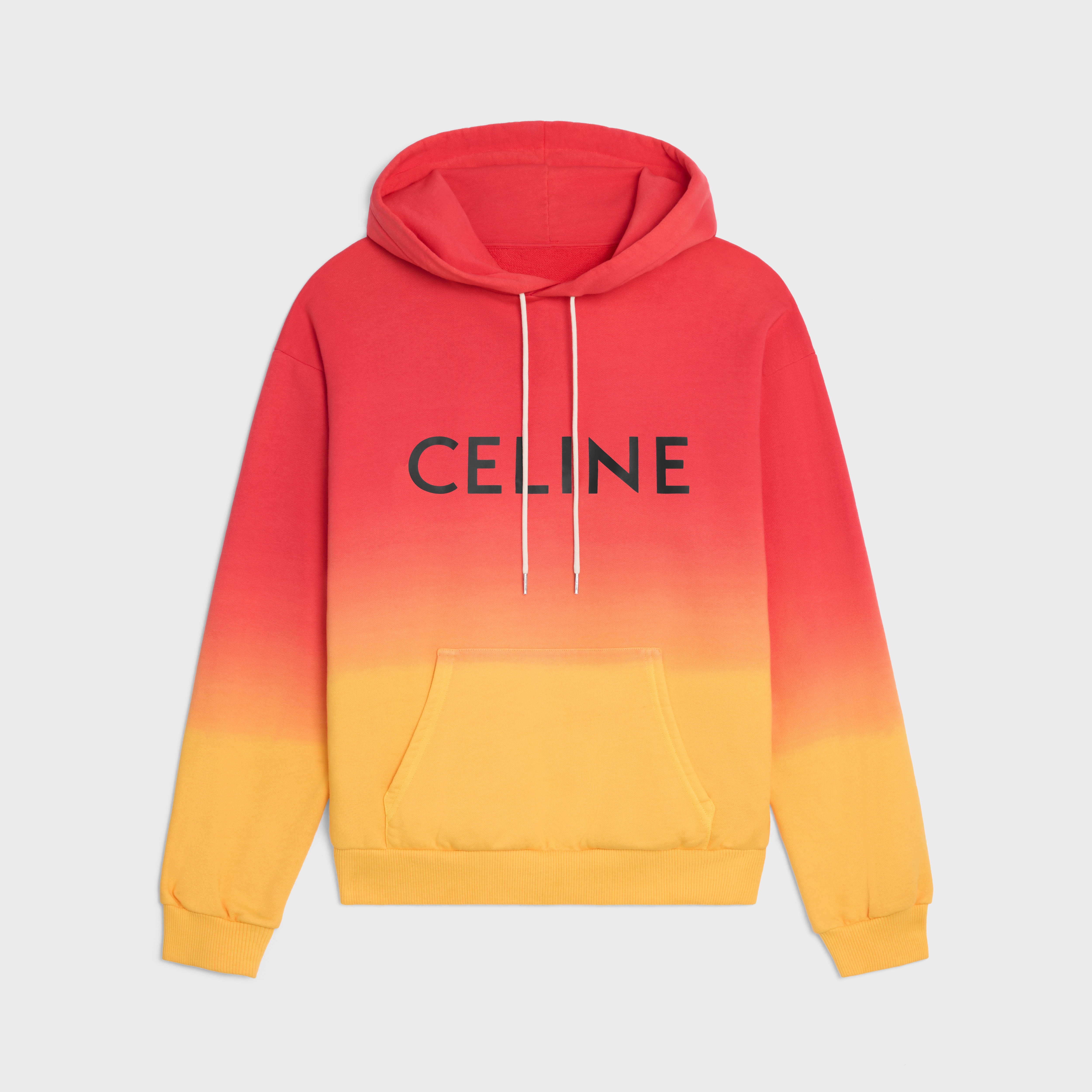 celine loose hoodie in COTTON FLEECE - 1