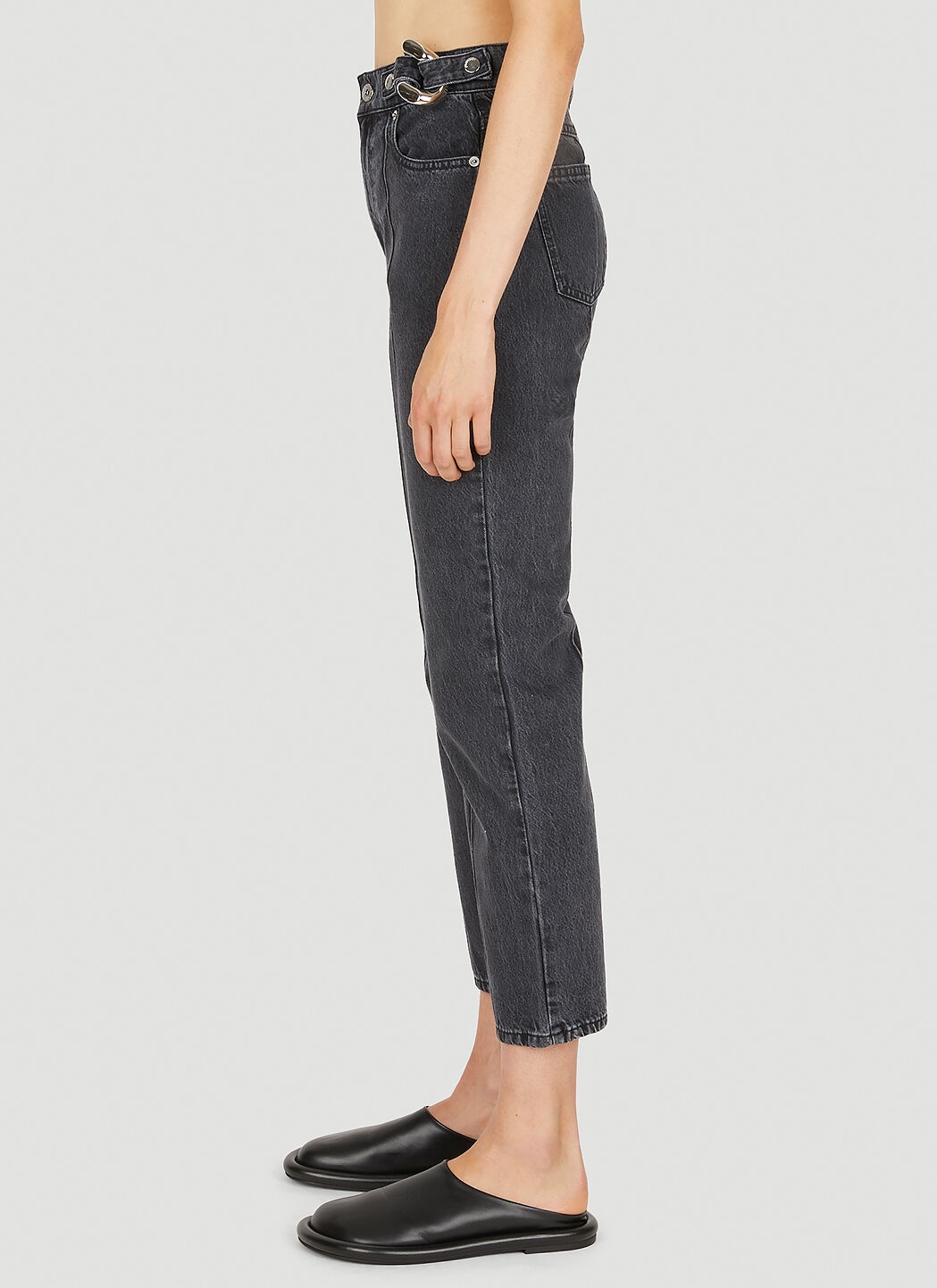Chain Link Slim Fit Jeans - 3