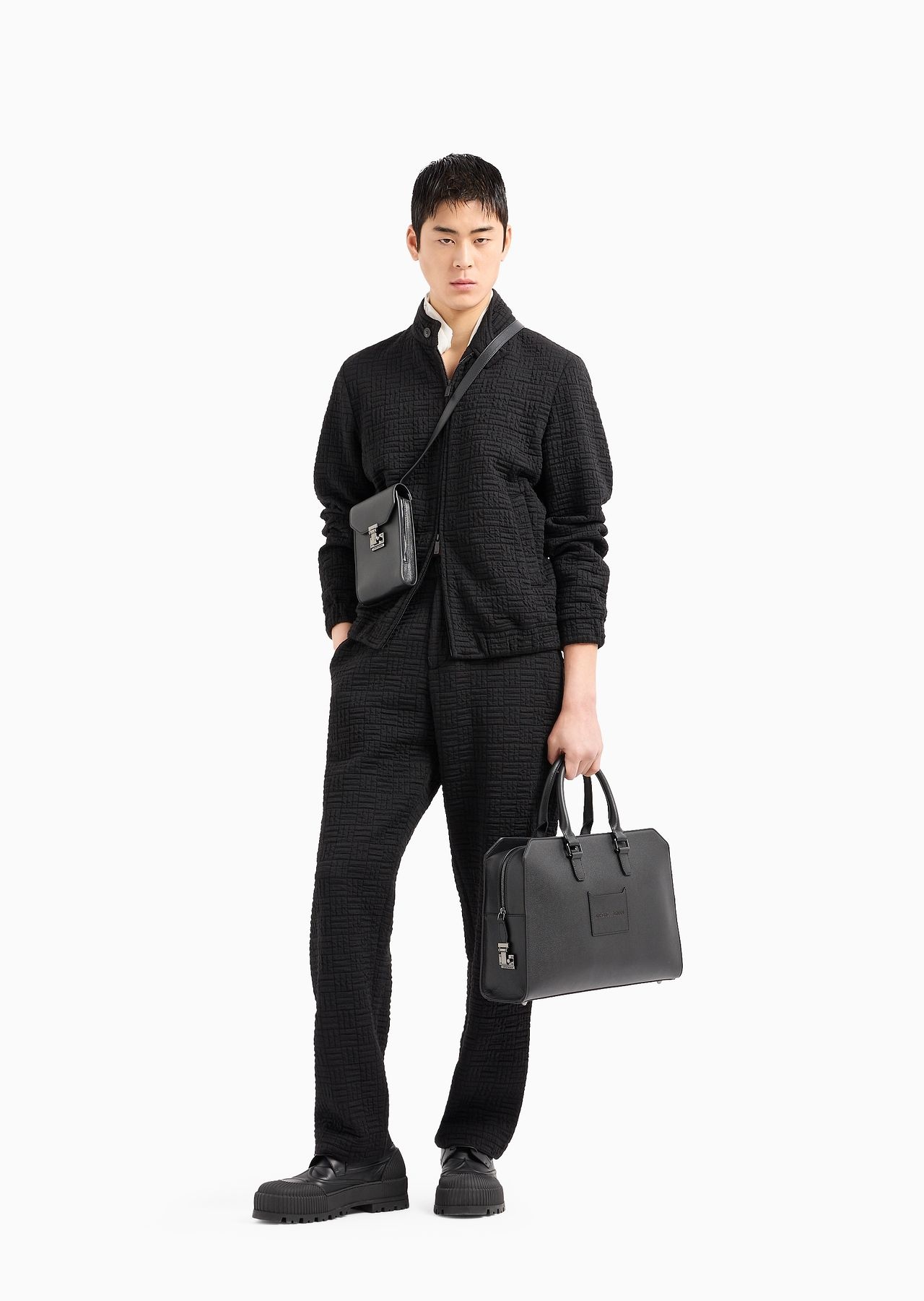 Business bag in tumbled leather - 7