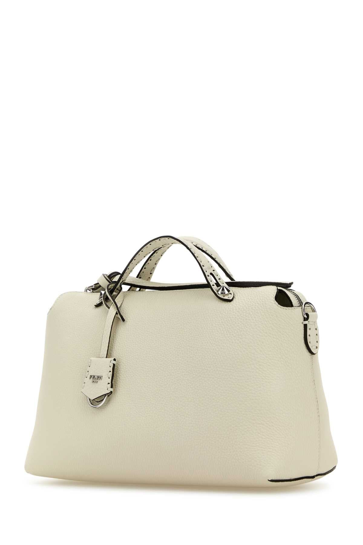 Fendi Women Ivory Leather Large By The Way Handbag - 2