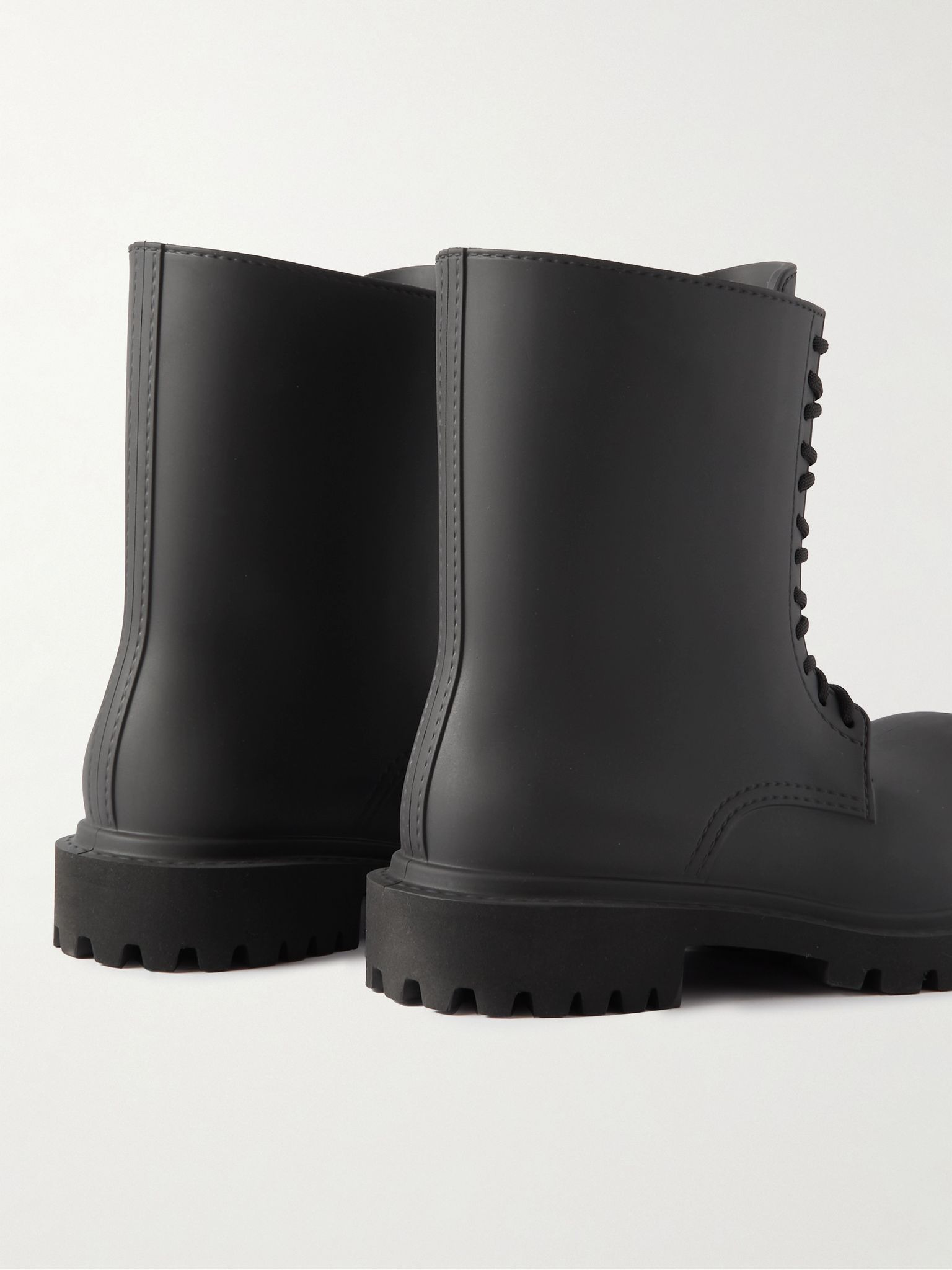 EVA Lace-Up Boots Black - 5