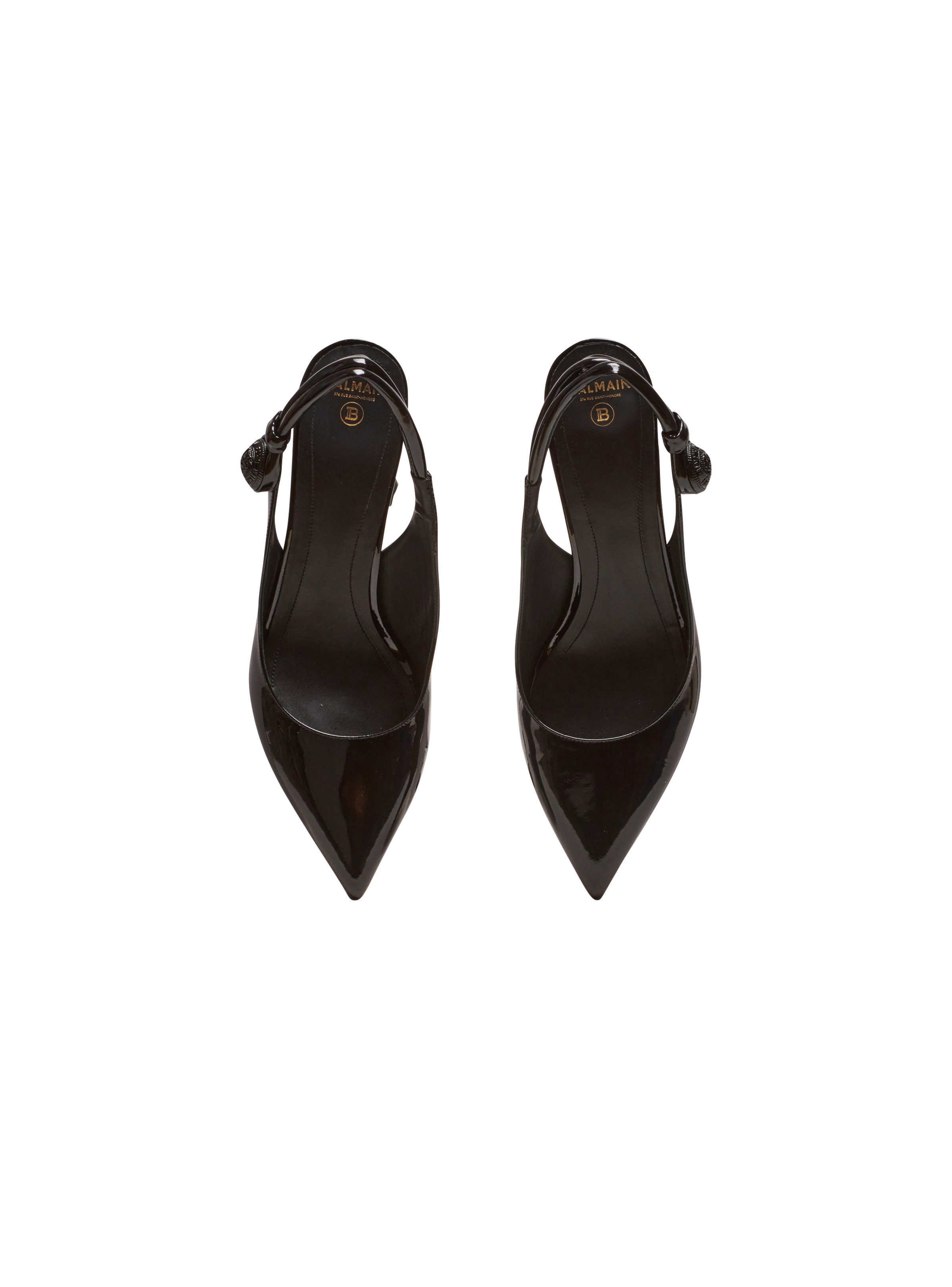 Alma patent leather slingbacks - 3