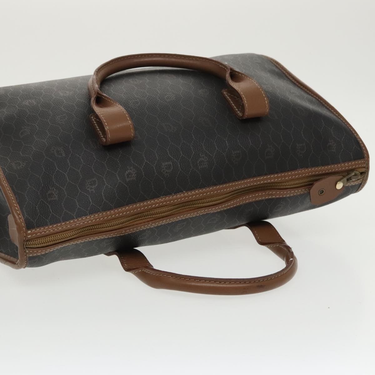 DIOR Honeycomb Canvas Hand Bag Black - 6