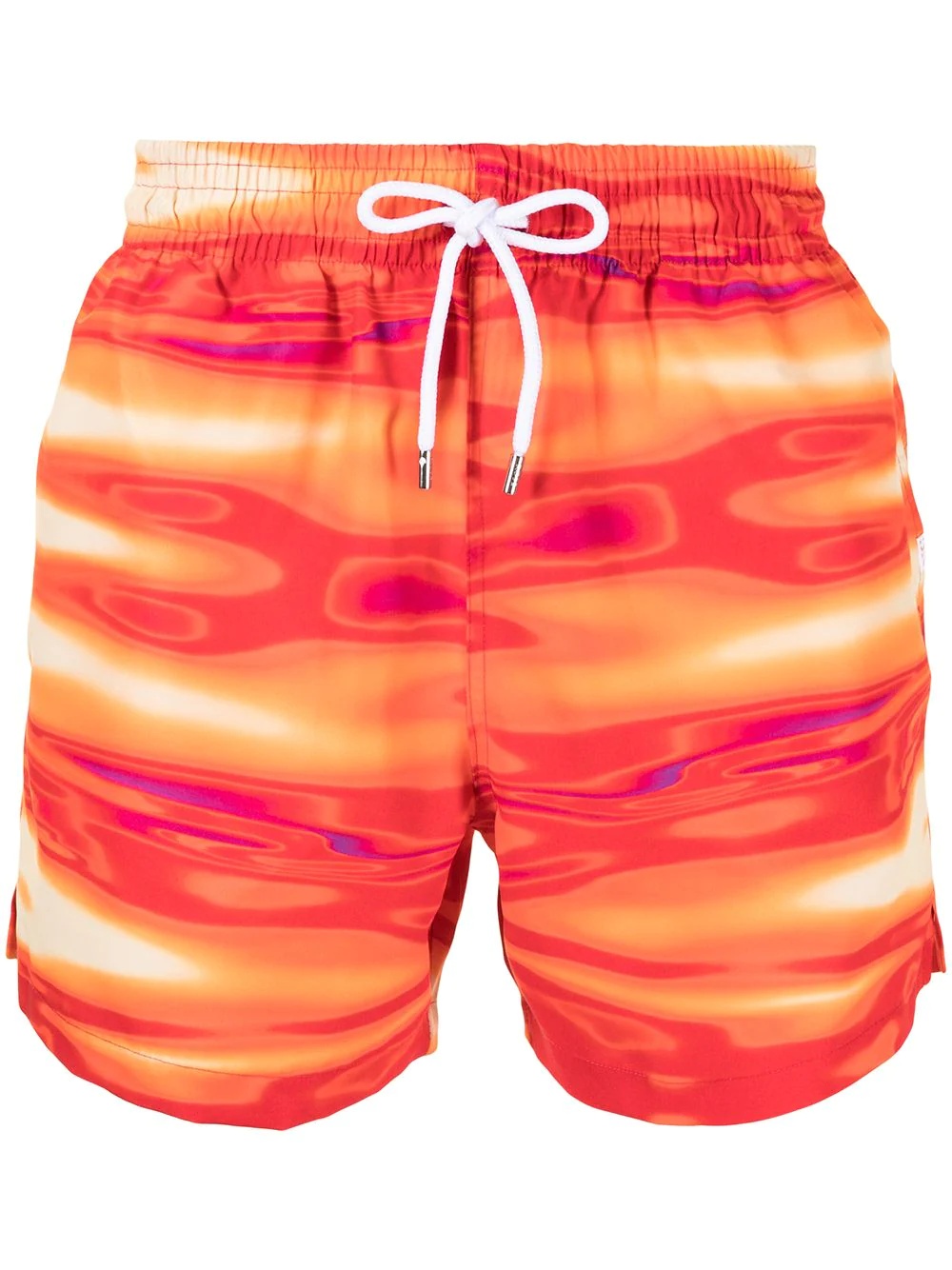 tie-dye swim shors - 1