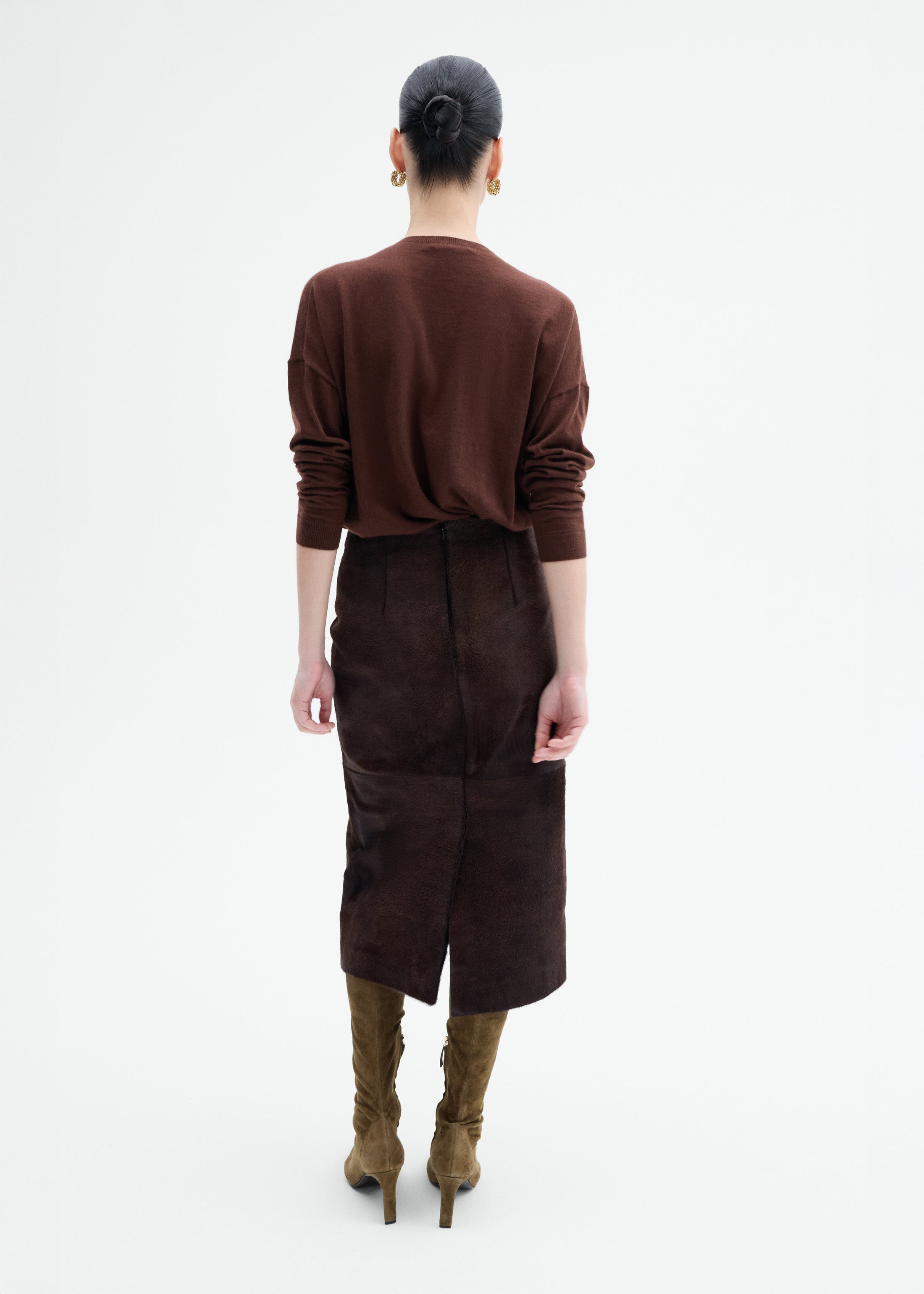 V-Neck Sweater in Fine Cashmere - 3