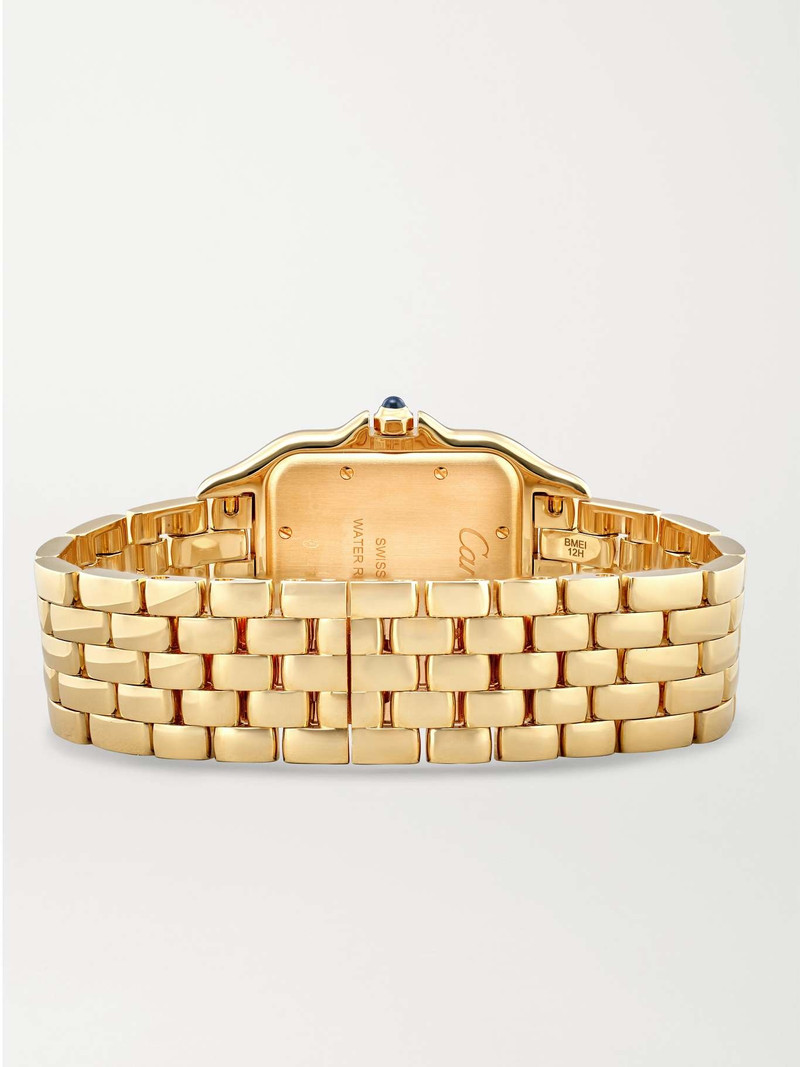 Panthère de Cartier Medium 31mm 18-karat gold watch White 6