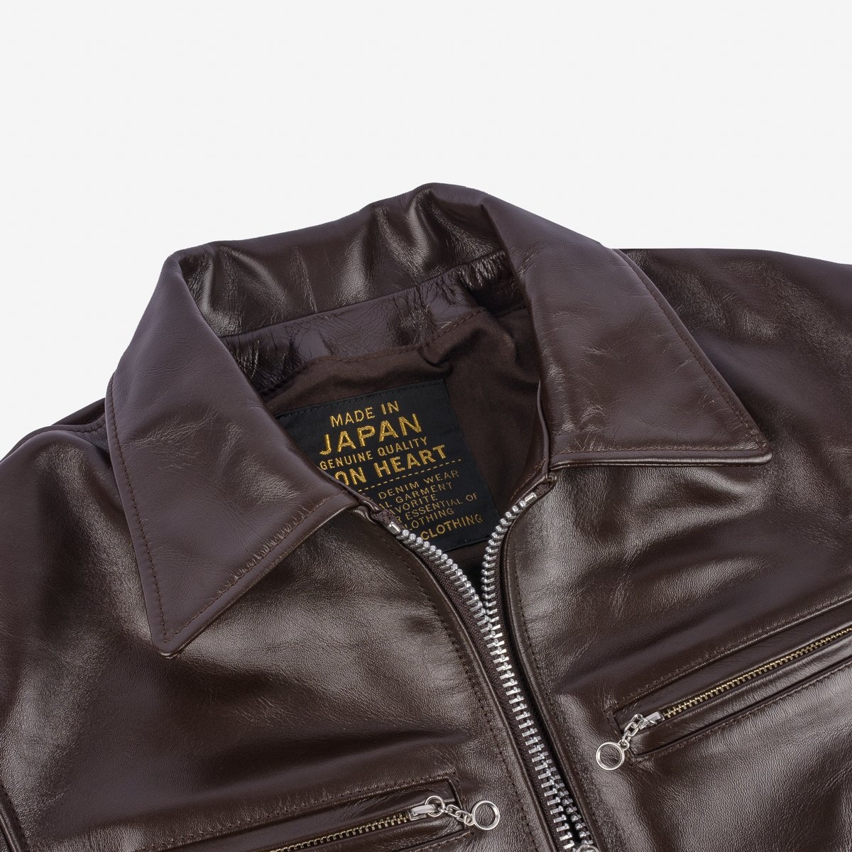 IHJ-129-BRN Japanese Horsehide Rider's Jacket - Brown - 9
