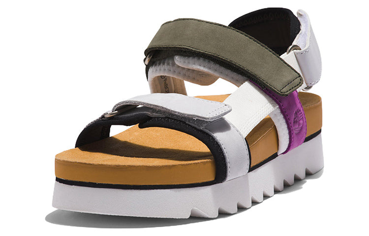 (WMNS) Timberland Santa Monica Sunrise 'White Purple' A422QL96 - 3