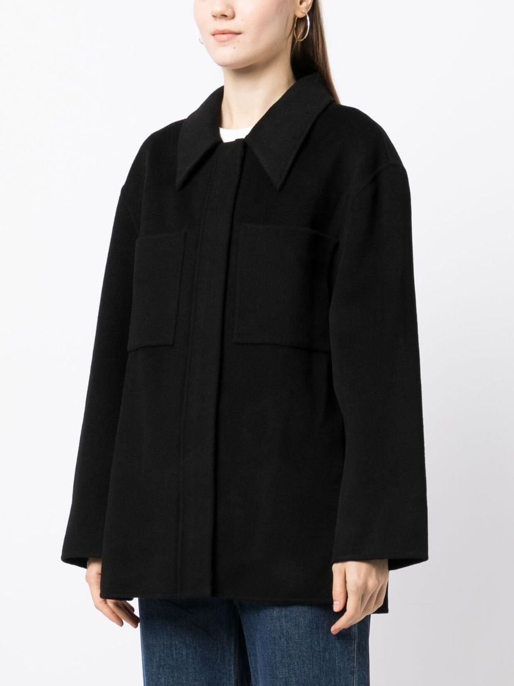 cashmere buttoned jacket - 3
