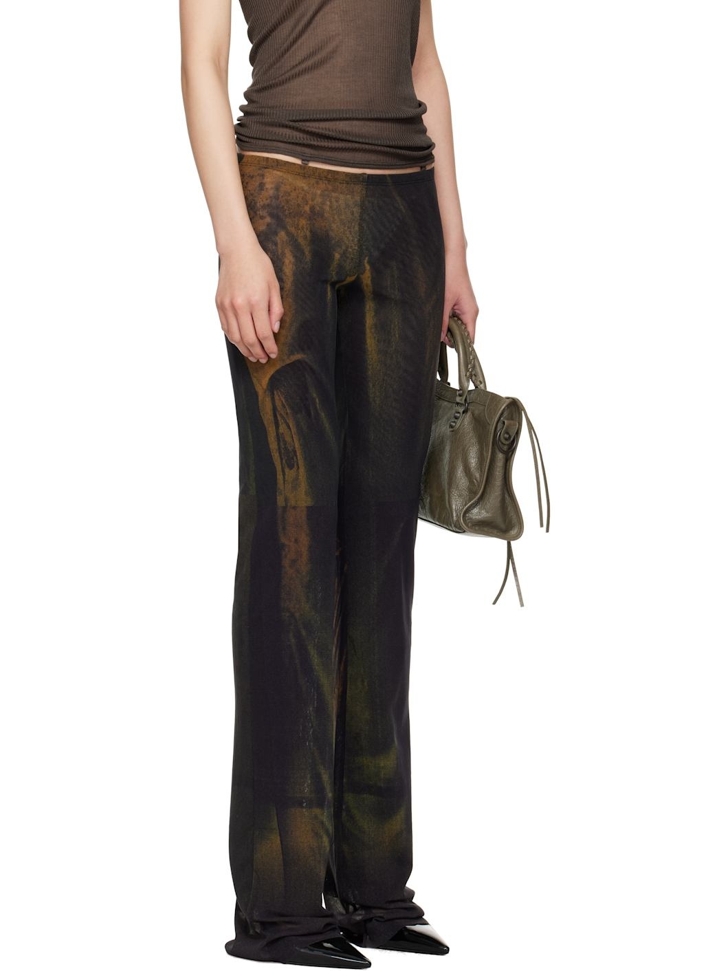 SSENSE Exclusive Green Printed Acid Water Lounge Pants - 2