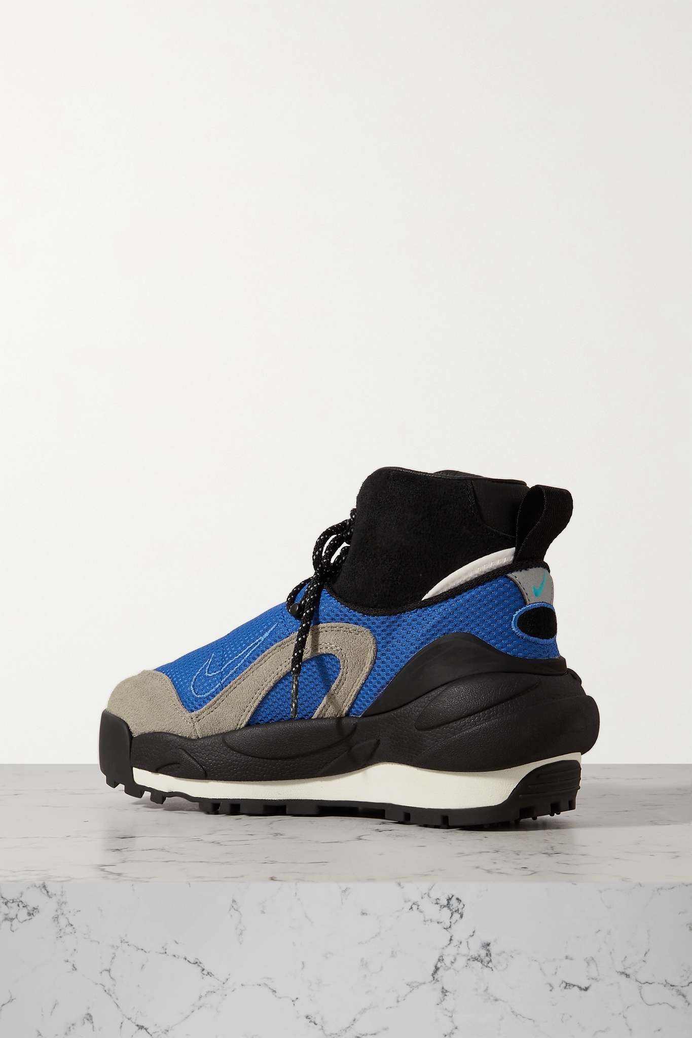 + Sacai Magmascape SP suede-trimmed mesh sneakers - 3