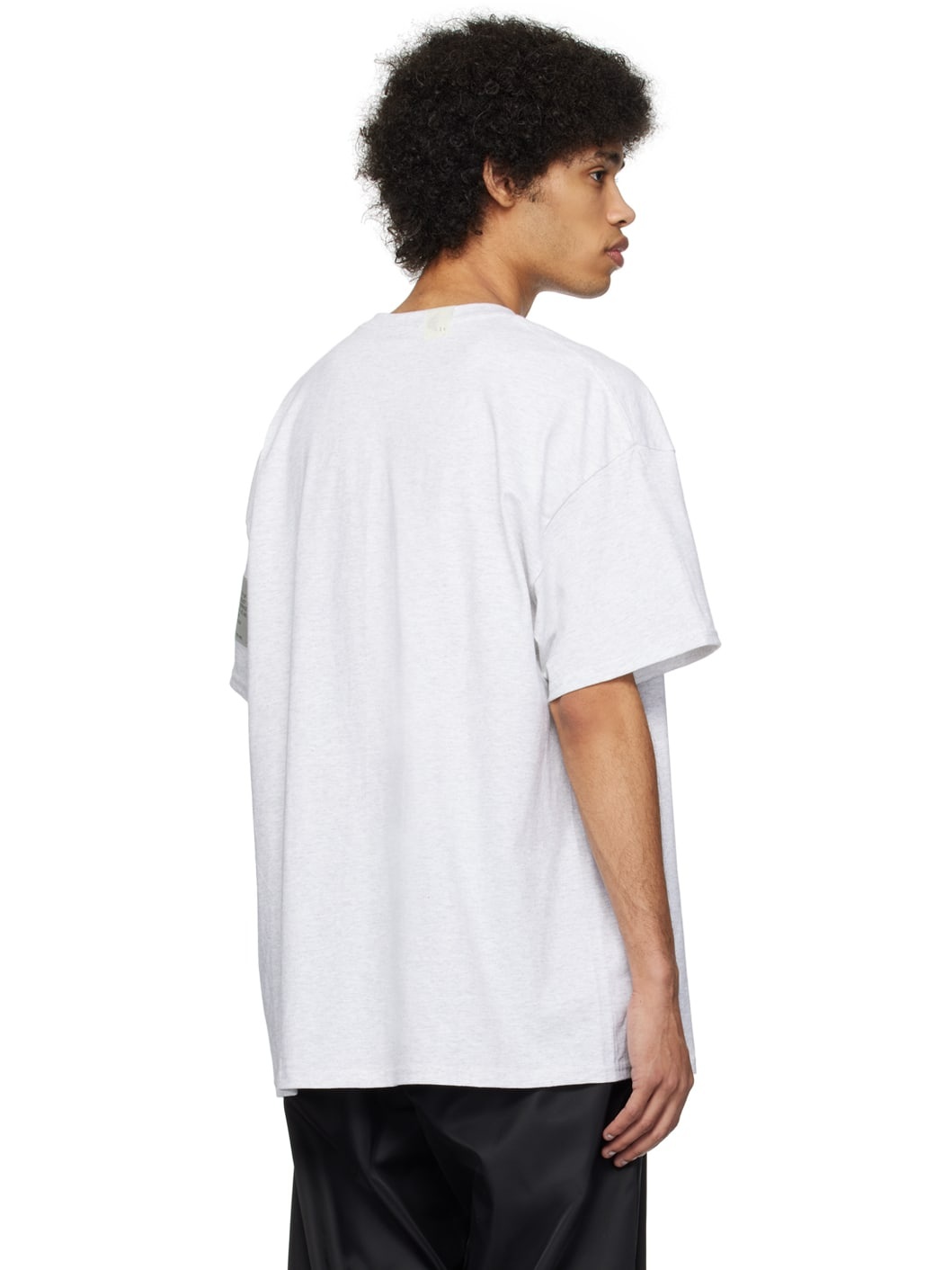 Gray Half Sleeve T-Shirt - 3
