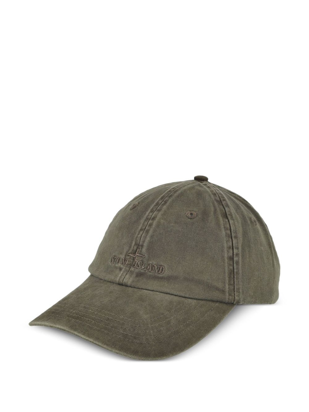embroidered-logo baseball cap - 3
