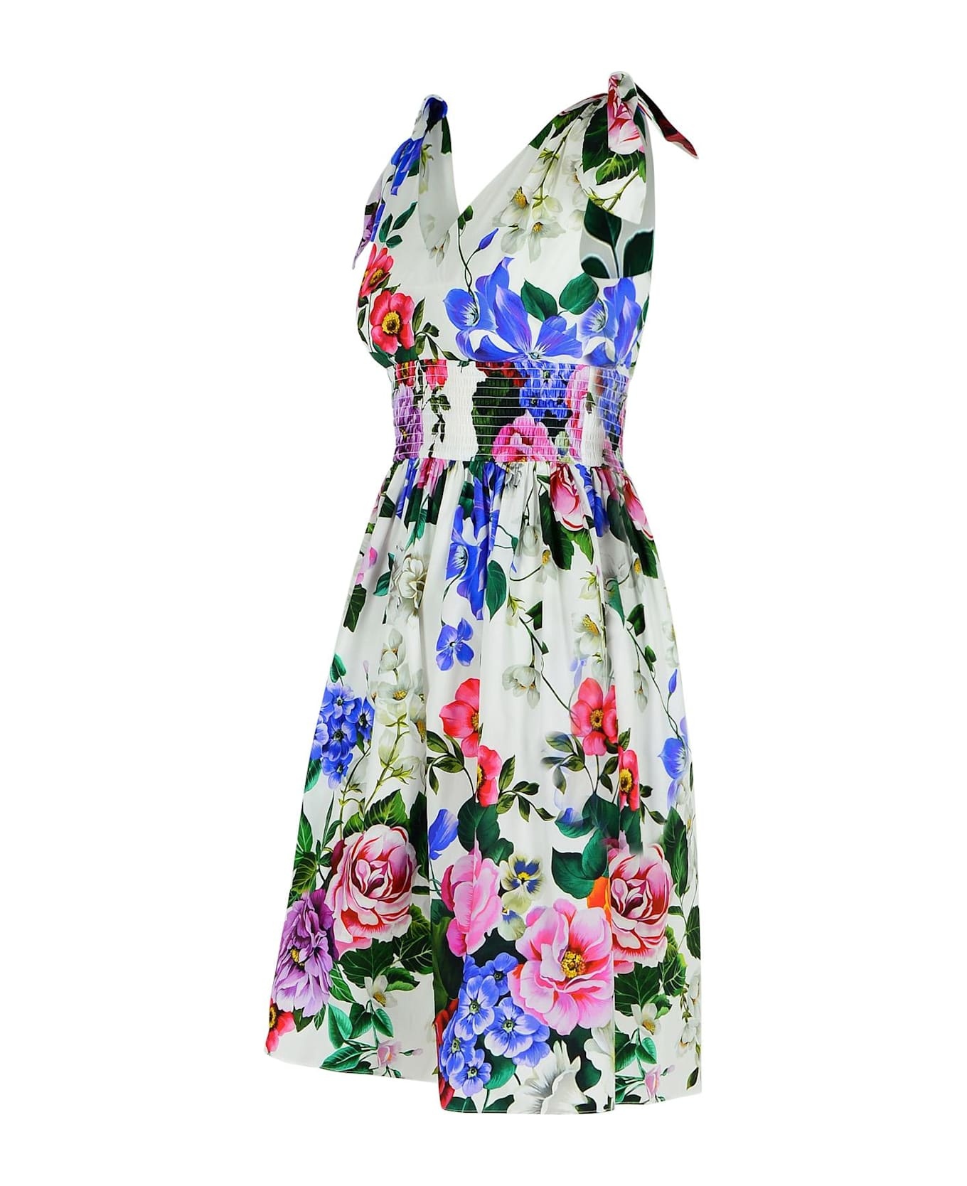 Multicolor Cotton Dress - 2