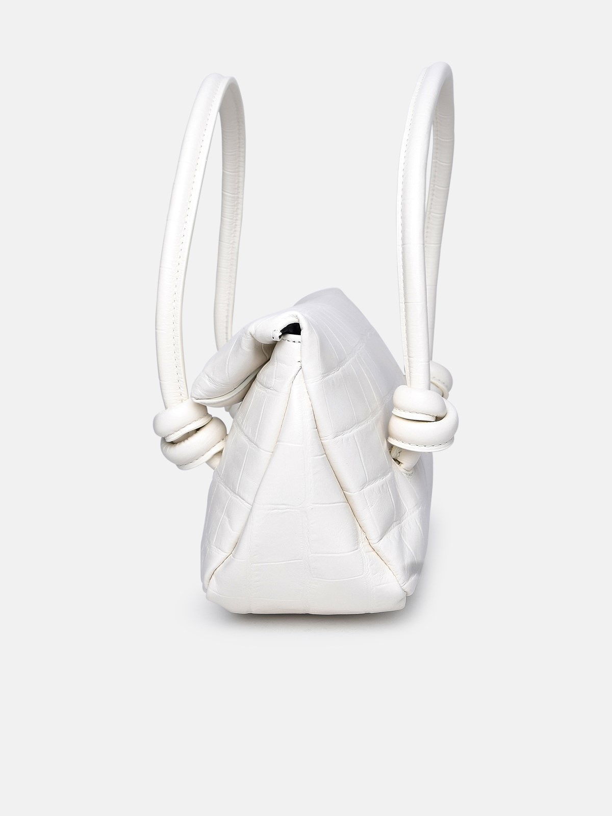 WHITE LEATHER BAG - 2