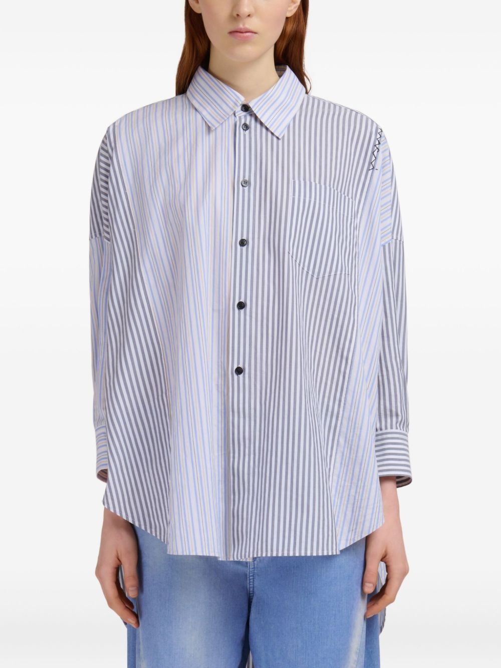 striped cotton shirt - 3