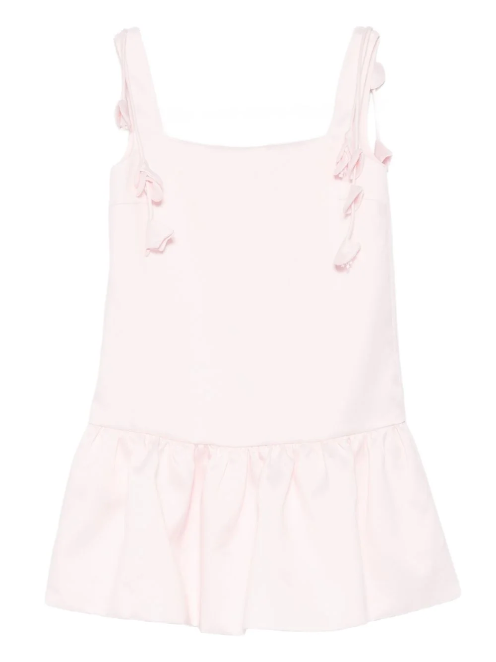 taffeta mini dress - 1