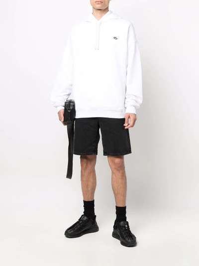 Diesel logo-patch hoodie outlook