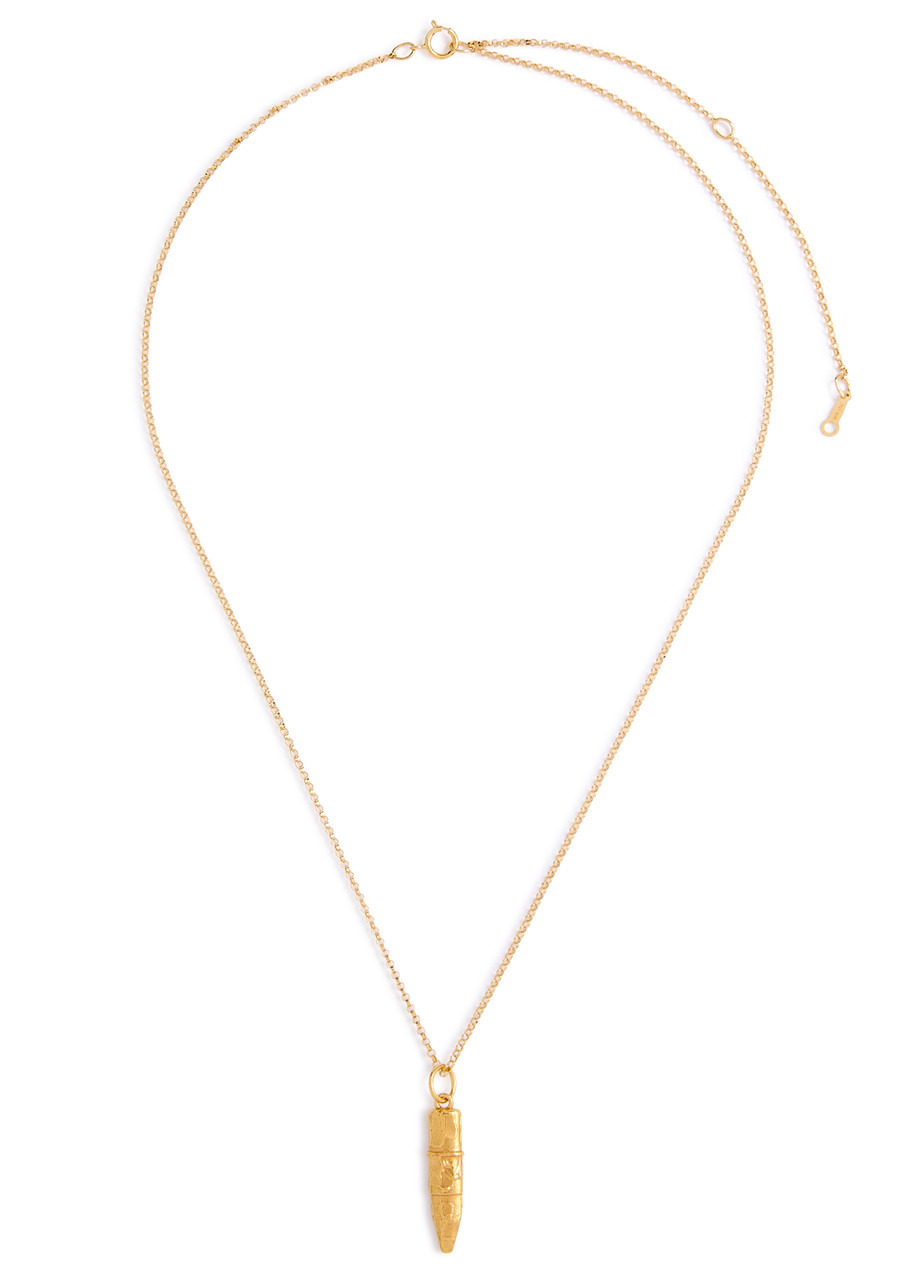 Alighieri The Mini Annotator 24kt Gold-plated Necklace - 3